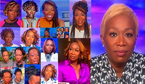 joy reid with blonde hair.